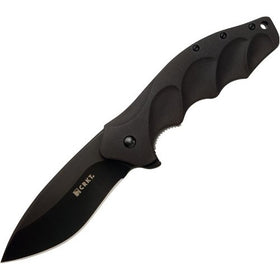 Columbia River Knife and Tool K220KKP Onion Foresight Razor Edge Knife, Black