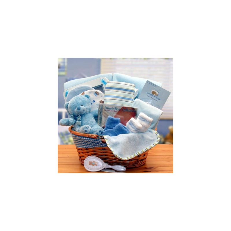 Gift Basket Drop Shipping Simply The Baby Basics New Baby Gift Basket -, Blue