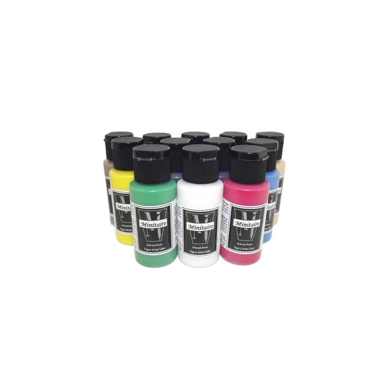 Badger Air-Brush Company Minitaire 12-Color Paint Starter Set