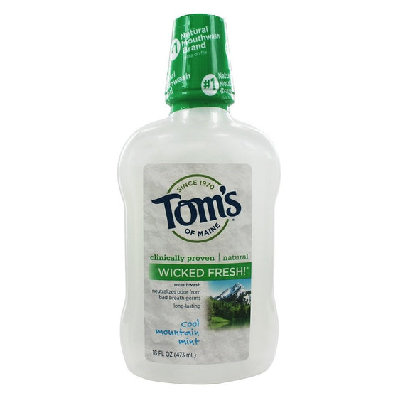 Tom's Of Maine Tom's Of Maine Cool Mountain Mint Mouthwash - 16 Oz Hgp0264606