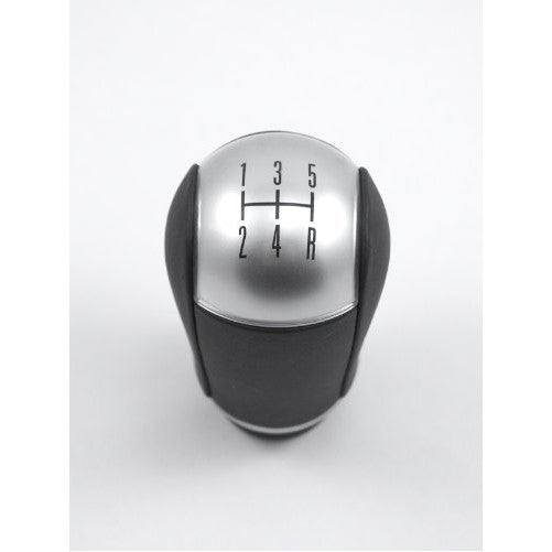 2005-2010 Genuine Ford Mustang OEM 5 Speed Manual Shift Shifter Knob - Silver & Black