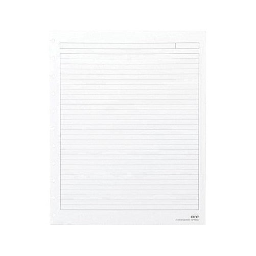 Staples Arc Notebook Filler Paper, Letter-size, Narrow-Ruled, White, 8 1/2" x 11", 50 Sheets