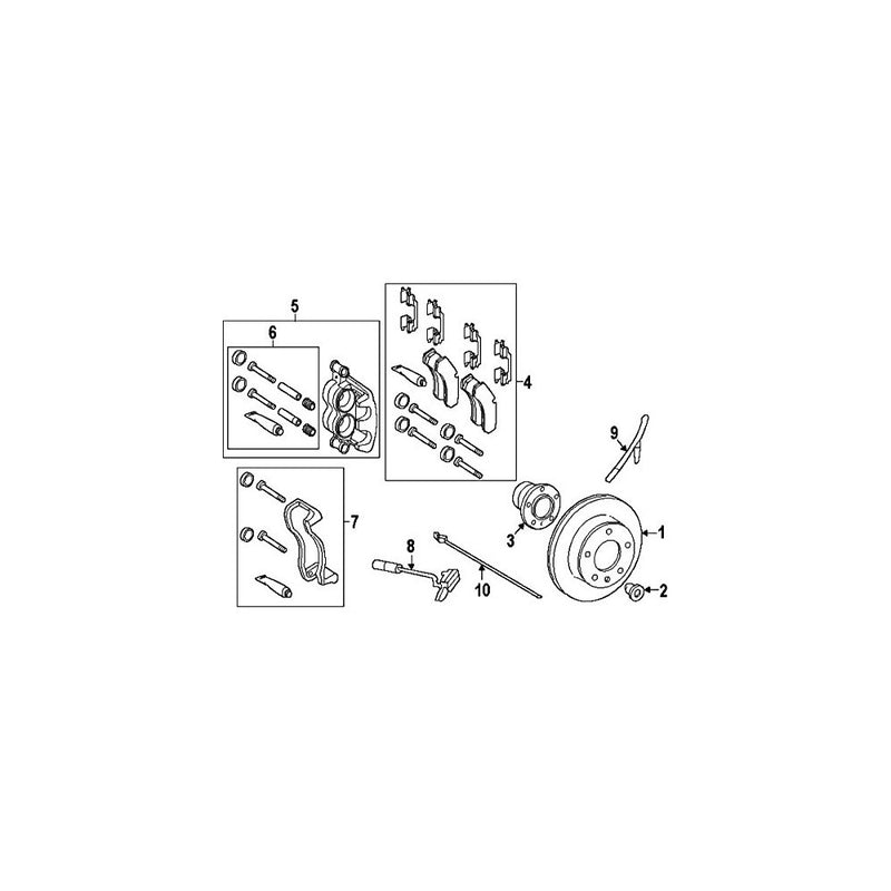 Mercedes-Benz 906 540 15 17, Disc Brake Pad Wear Sensor