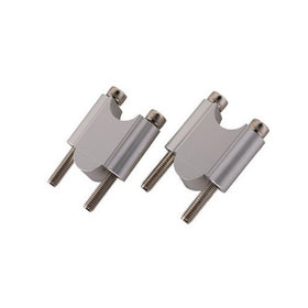 Tusk Handlebar Risers 7/8" Bars, 30mm Height -Fits: Kawasaki KLR650 1987-2015