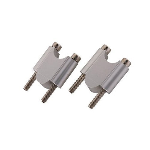 Tusk Handlebar Risers 7/8" Bars, 30mm Height -Fits: Kawasaki KLR650 1987-2015