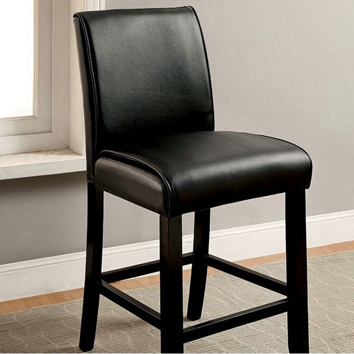 Grandstone II Counter Height Chair With Black Finish, Set Of 2