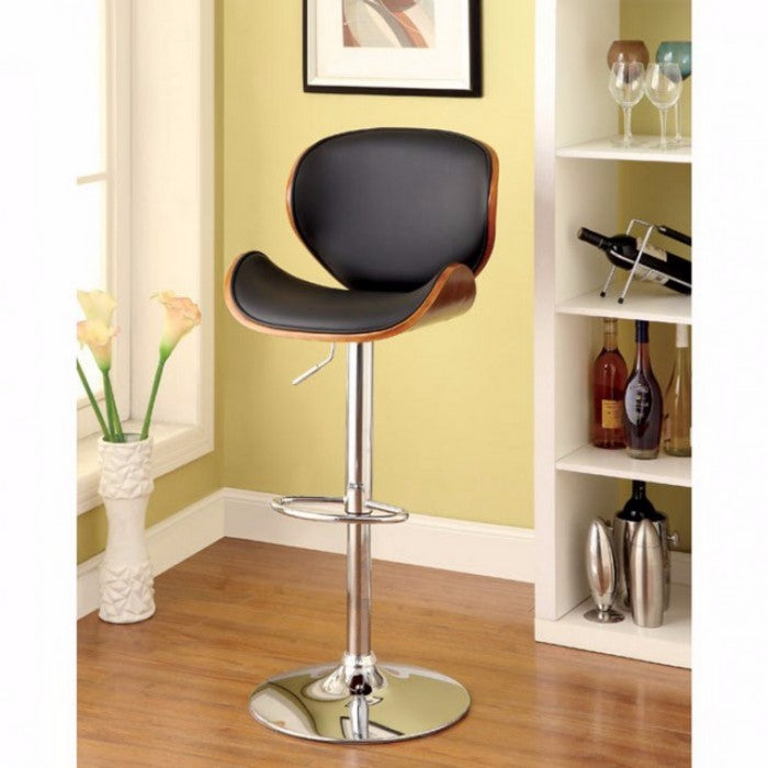 Belo Contemporary Bar Chair With & Bent Wood