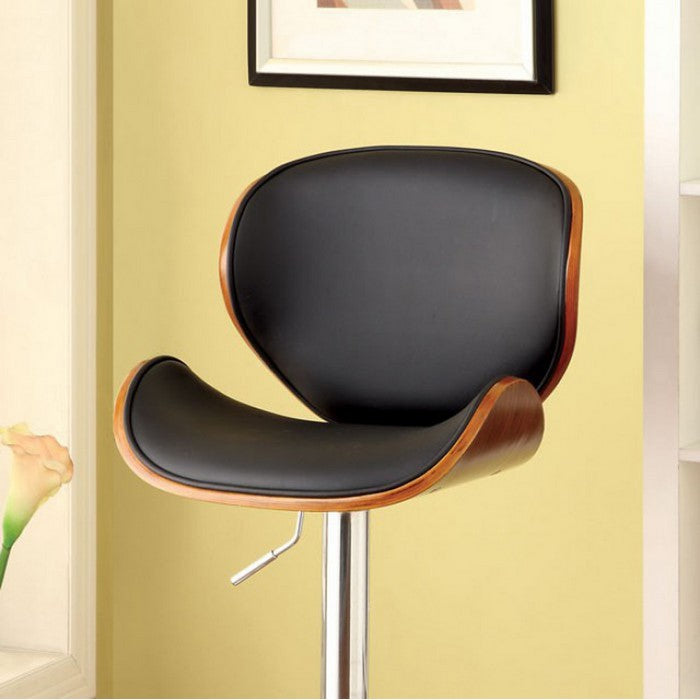 Belo Contemporary Bar Chair With & Bent Wood