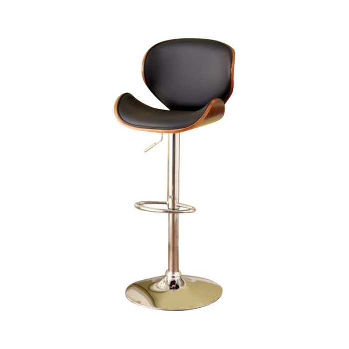 Belo Contemporary Bar Chair With & Bent Wood