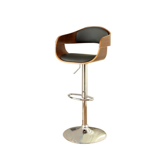 Boxil Contemporary Bar Chair With & Bent Wood