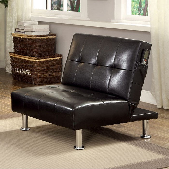Bulle Contemporary Chair, Black