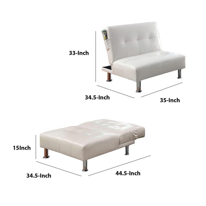 Bulle Contemporary Chair, White