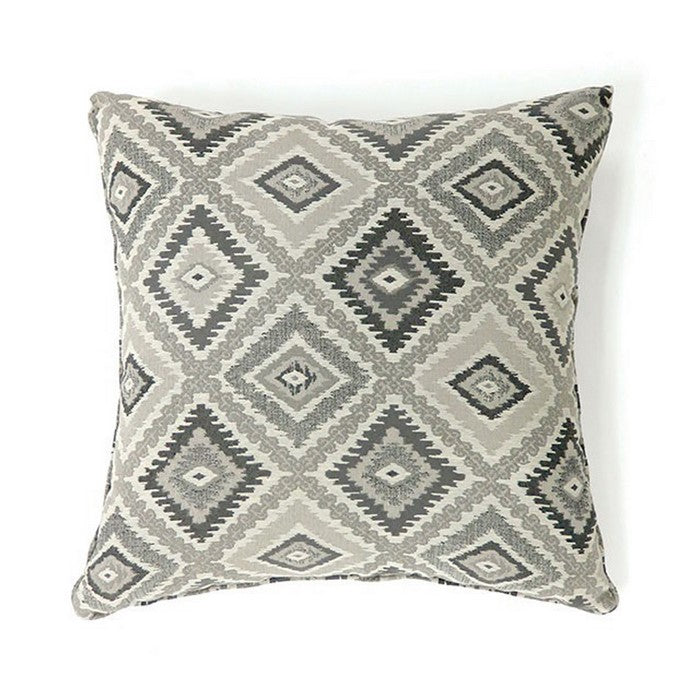 Deamund Contemporary Pillow, Gray, Set of 2, Large