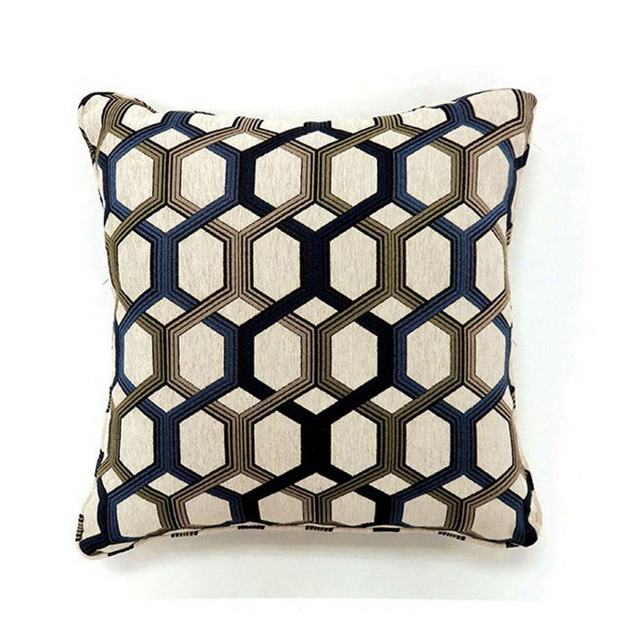 Comney Contemporary Pillow, Set of 2, Large, Blue