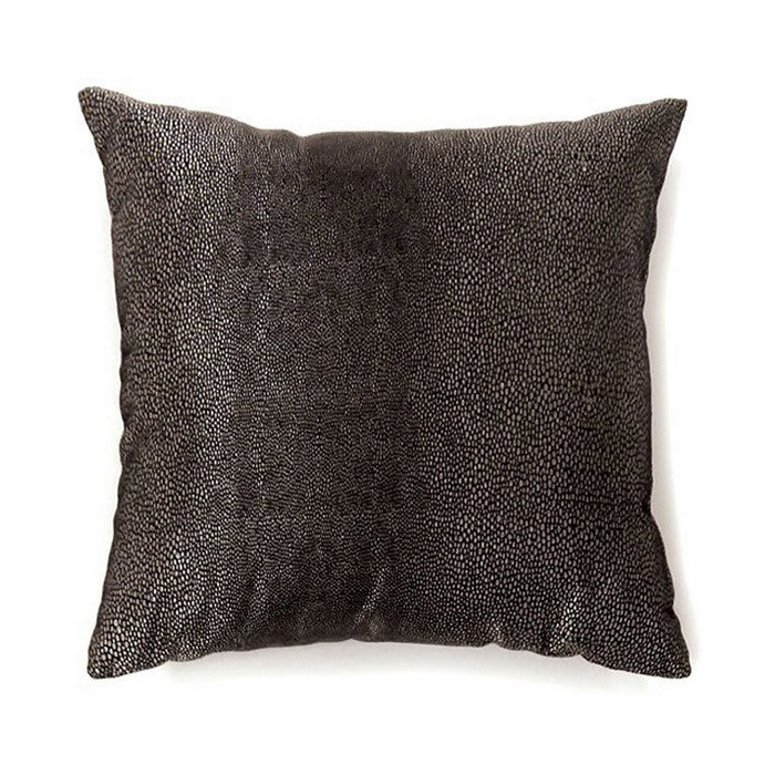 Shale Contemporary Pillow, Black, Set of 2, Large