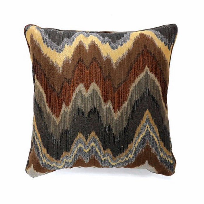 Seismy Contemporary Pillow, Multicolor, Set of 2 , Small