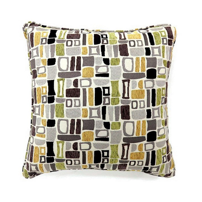Bloc Contemporary Pillow, Multicolor, Set of 2, Large