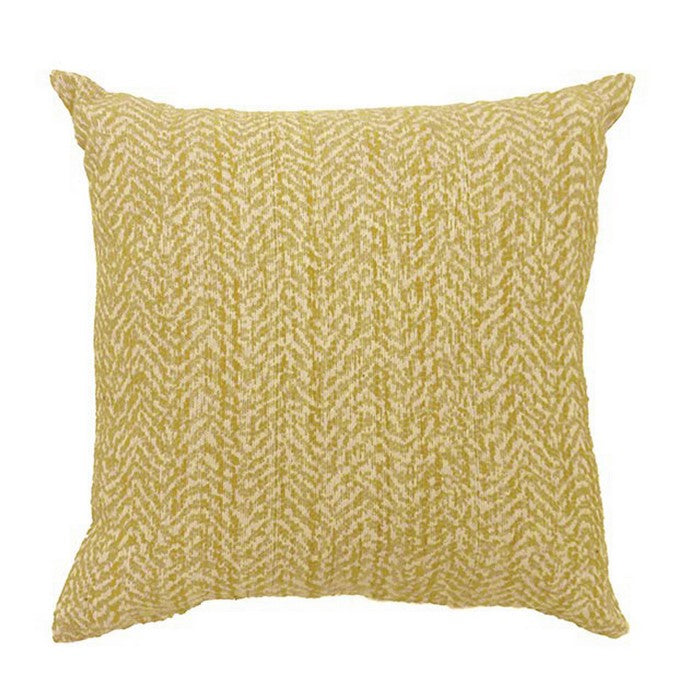 GAIL Contemporary Big Pillow, Yellow Finish, Set of 2