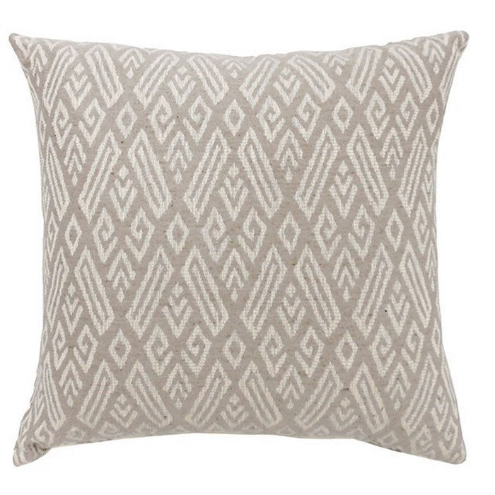 CICI Contemporary Small Pillow With fabric, Beige Finish, Set of 2