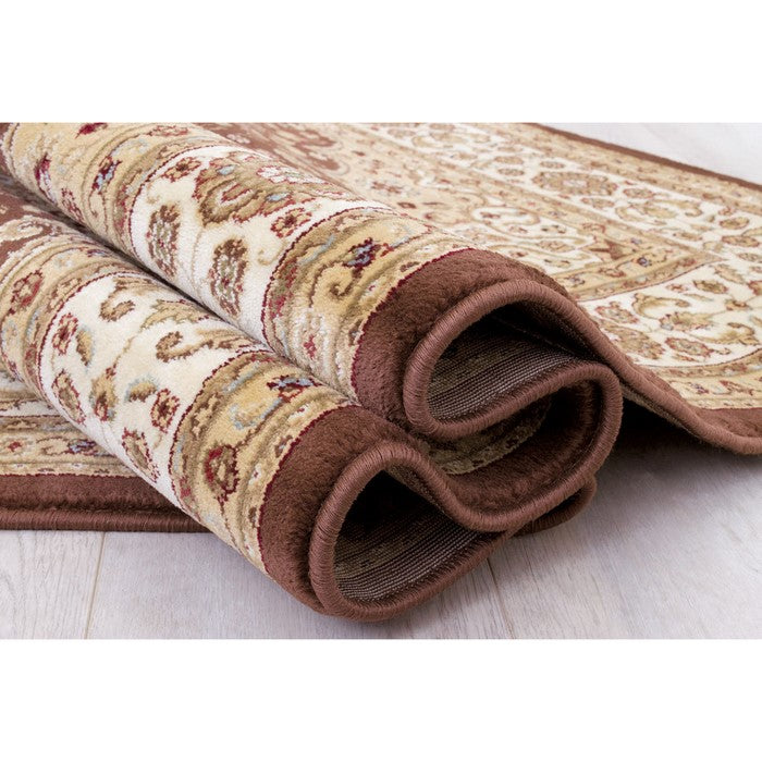 Altay Contemporary Area Rug, Chocolate