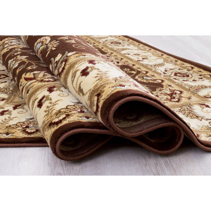 Altay Contemporary Styke Area Rug, Chocolate
