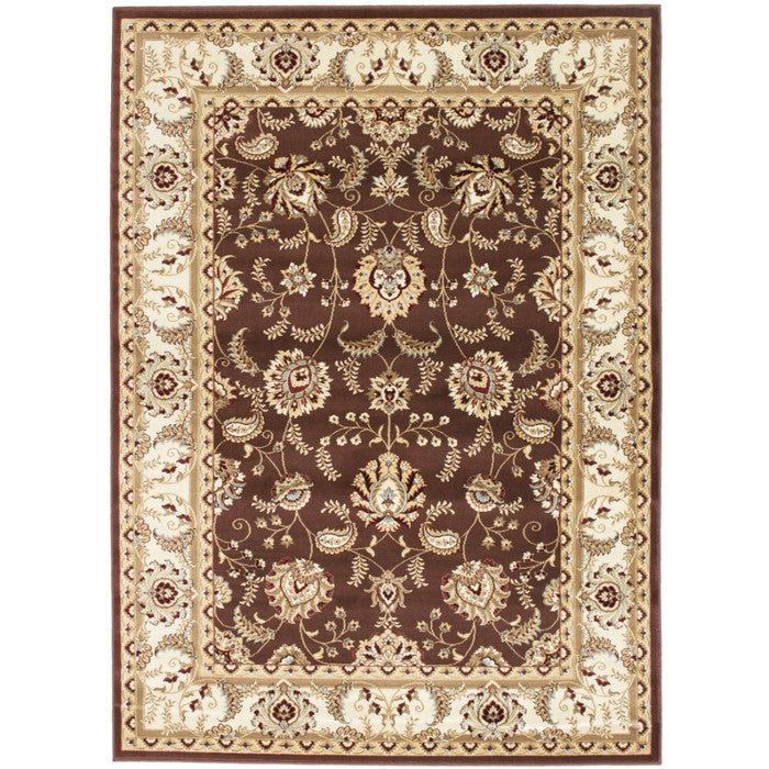 Altay Contemporary Styke Area Rug, Chocolate