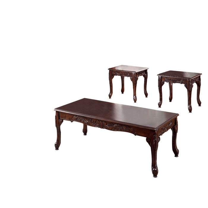 Cheshire Traditional 3 PIECE TABLE SET, Cherry Finish