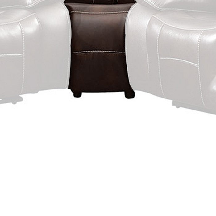 RUTH Transitional Corner Chair, Brown Color