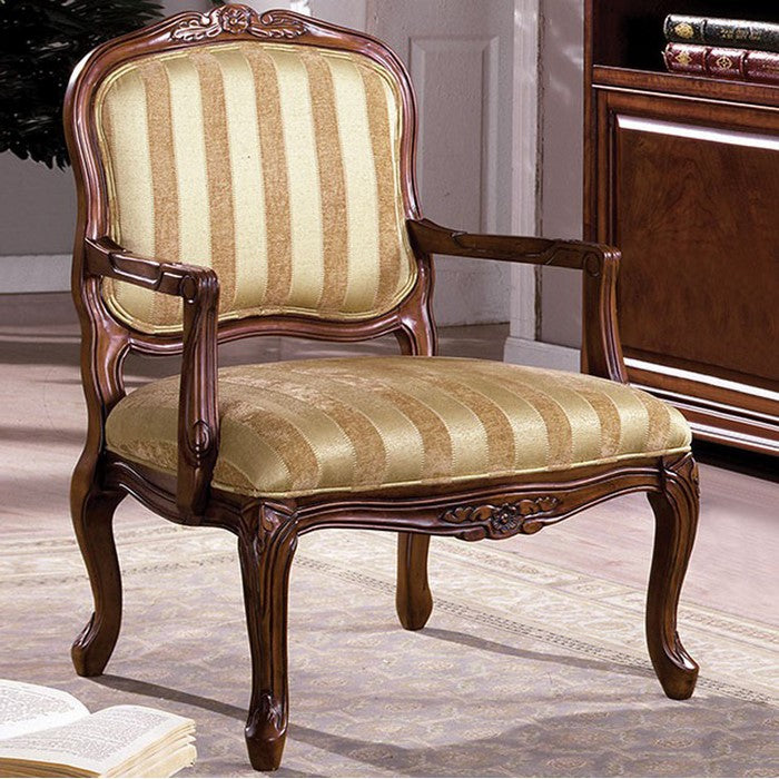 Burnaby Traditional Occasional Chair, Antique Oak
