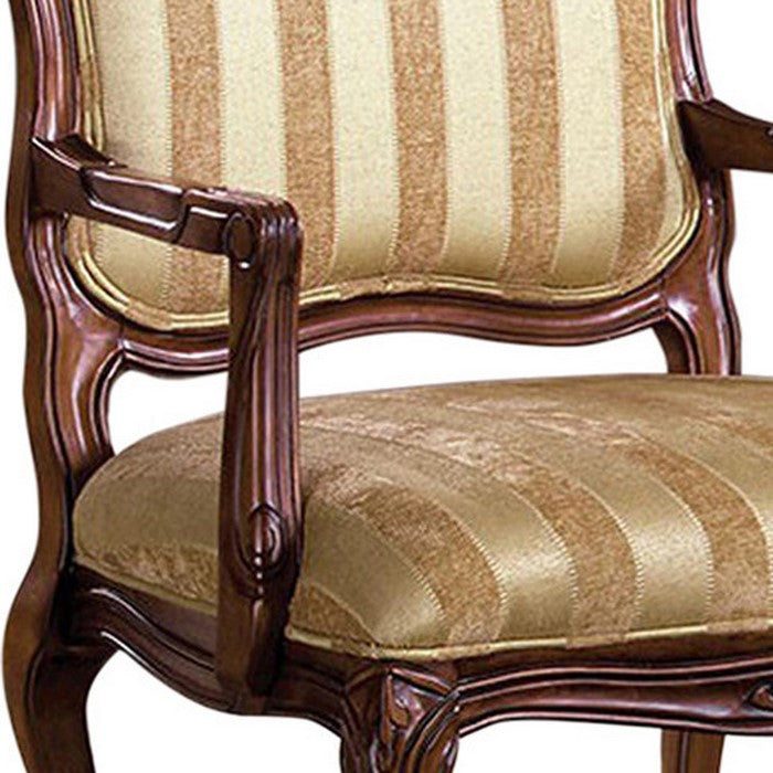 Burnaby Traditional Occasional Chair, Antique Oak