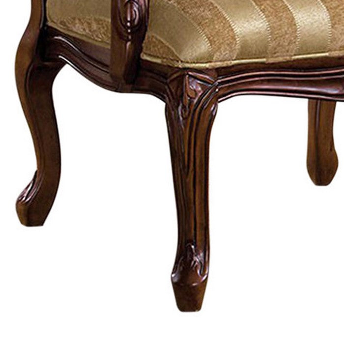 Burnaby Traditional Occasional Chair, Antique Oak