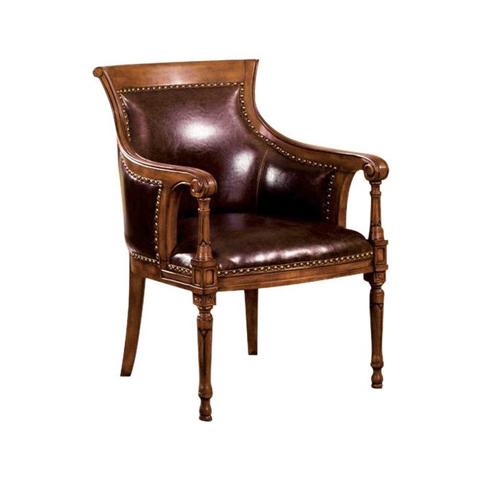 Kirklees Traditional Kirklees Accent Chair Bonded Leather