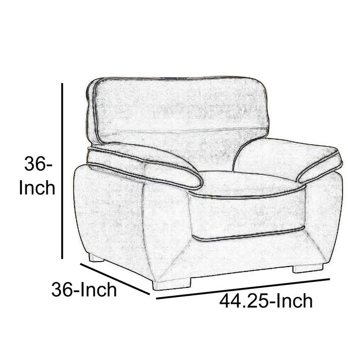 Elly Contemporary Chair, Graphite Finish