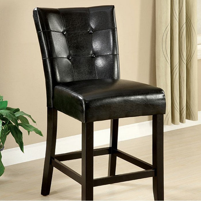 Marion II Contemporary Marion Counter Height Chair ,Expresso, Set Of 2