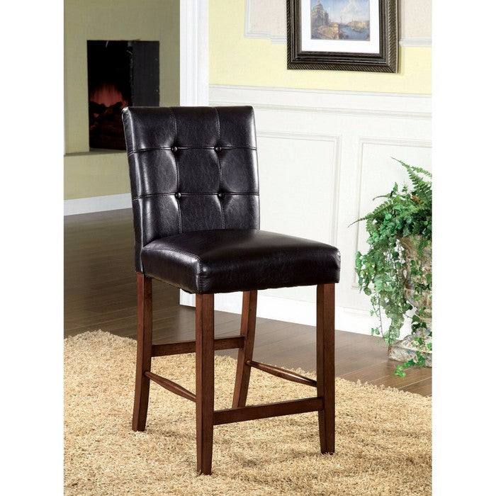 Rockford I Contemporary Pub Chair, Dark Oak, Set Of 2