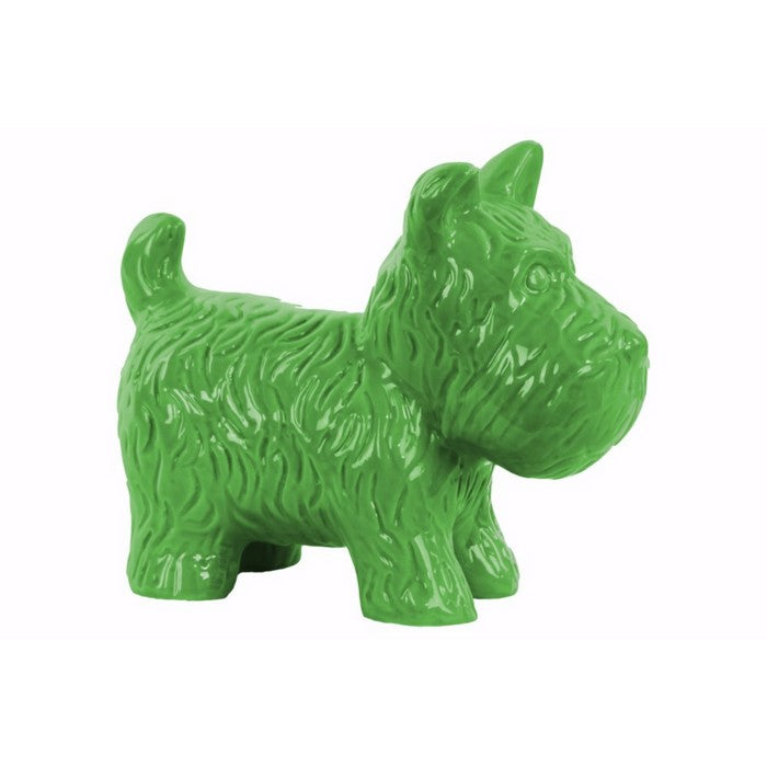 Standing Welsh Terrier Dog Figurine - Green - Benzara