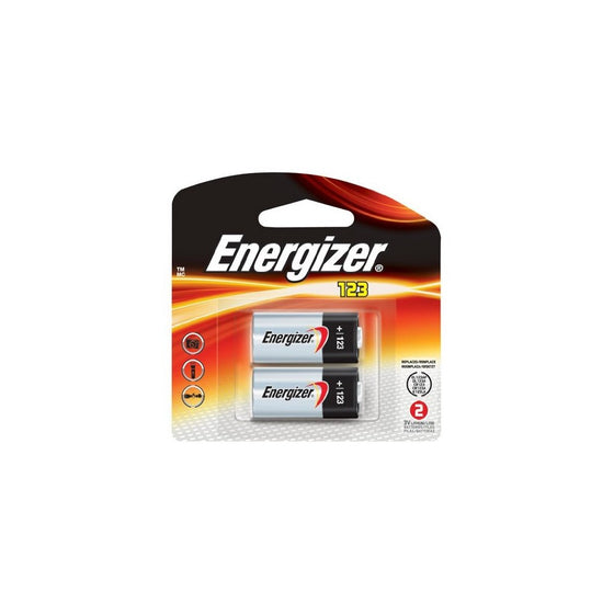 Energizer EL123APB-2 3-Volt Lithium Photo Battery (2-Pack)