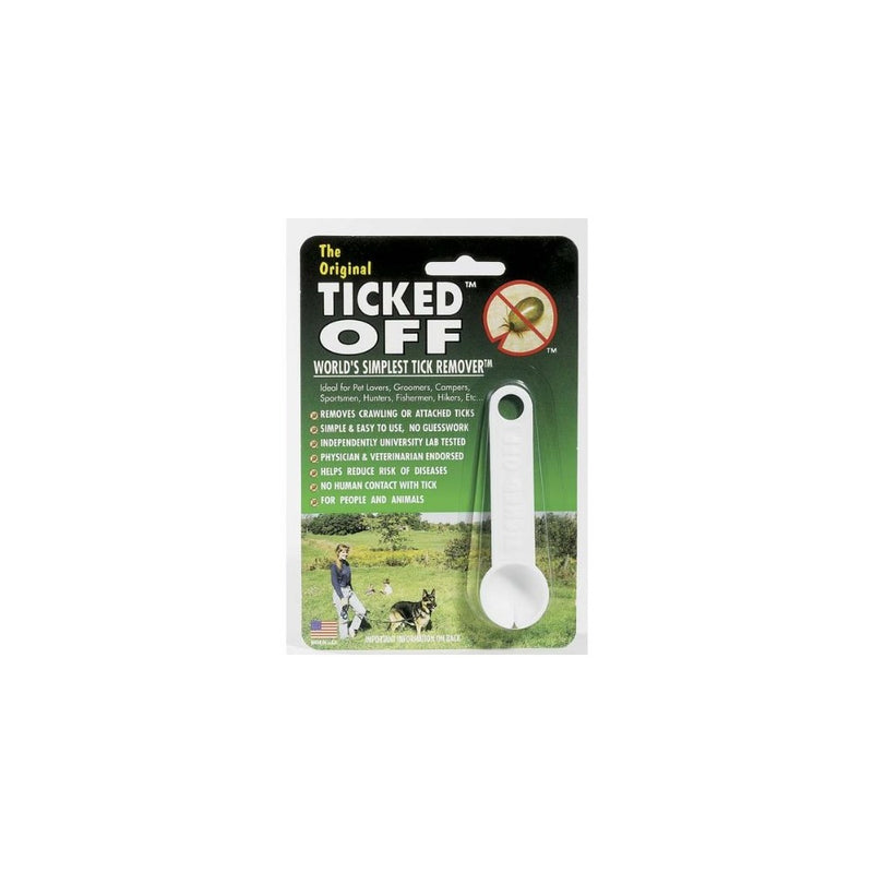Ticked Off Pets Tick Remover, White