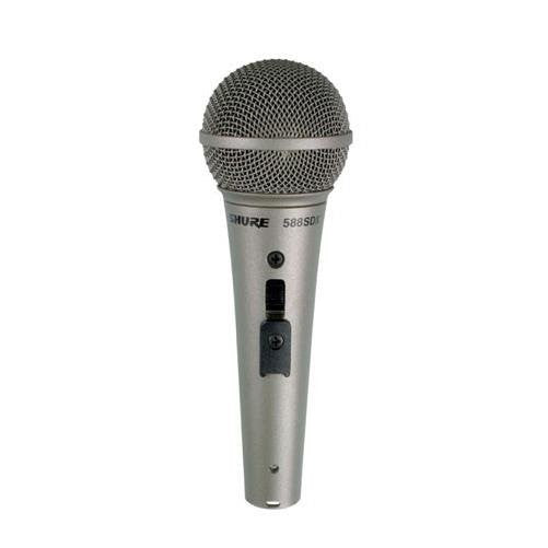 Shure 588SDX Cardioid Dynamic, High or Low Z (Plug Selectable), Locking On-Off Slide Switch