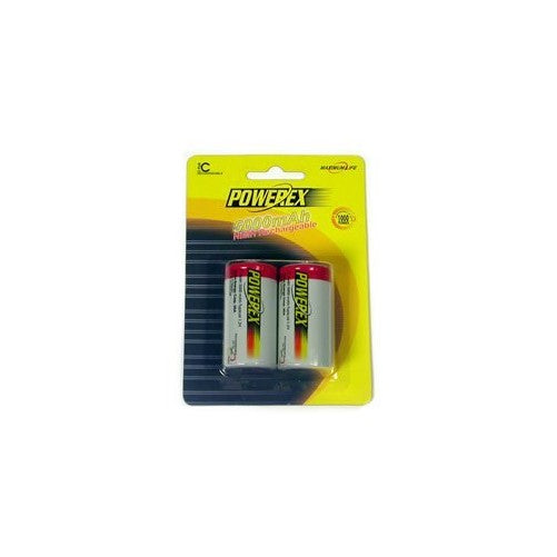 Powerex MH-2C500 Powerex C 5000mAh 2-Pack Rechargeable Batteries