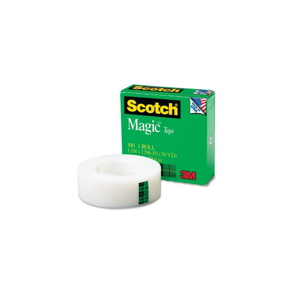 Scotch Brand Magic Tape, The Original, Engineered for Repairing, 1 x 1296 Inches (810)