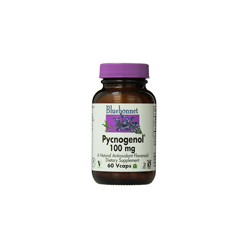 BlueBonnet Pycnogenol Vegetarian Capsules, 100 mg, 60 Count