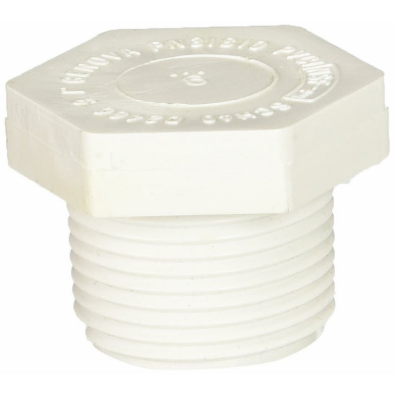 Genova 31810 # 1" White MPT Plug