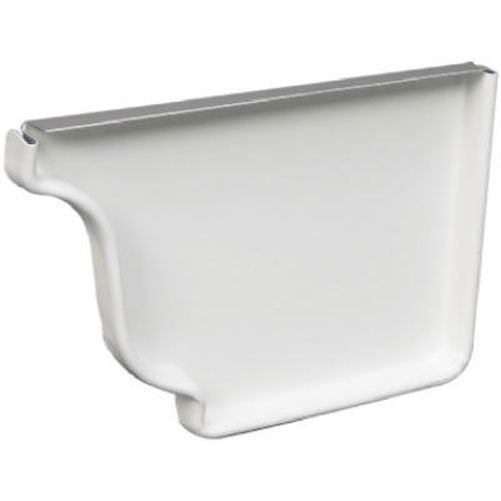 AMERIMAX HOME PRODUCTS 27006 5-Inch Aluminum Right End Cap, White