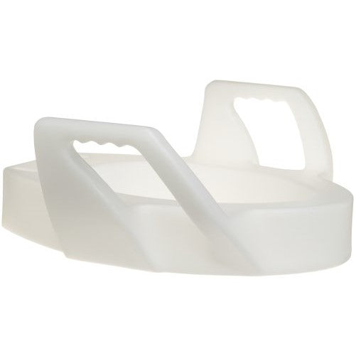 DMI Raised Toilet Seat, Toilet Seat Riser, Elevated Toilet Seat, Elongated, White