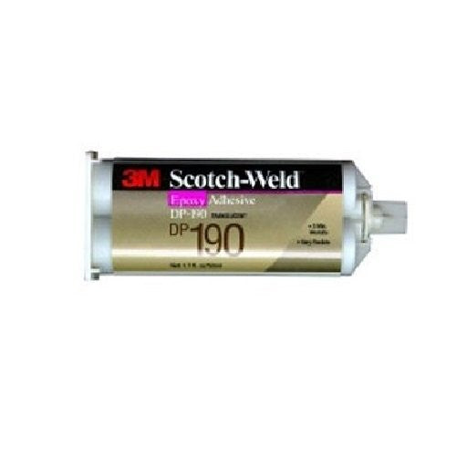 3M Scotch-Weld DP190 Epoxy Adhesive, 1.7 fl oz Container, Gray