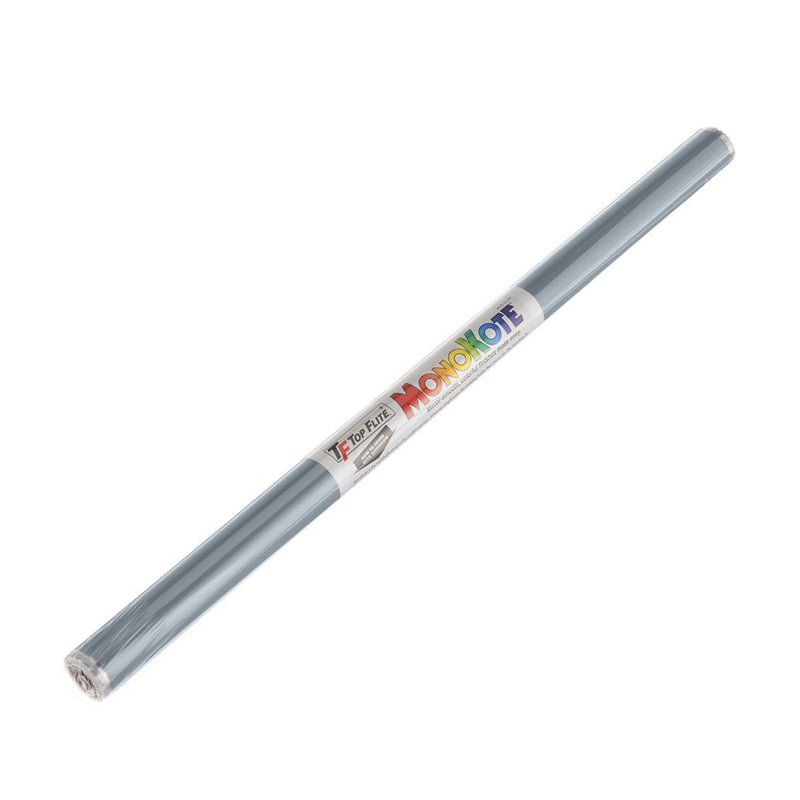 Top Flite MonoKote Flexible High-Gloss Polyester Covering Film (Flat Dove Gray)