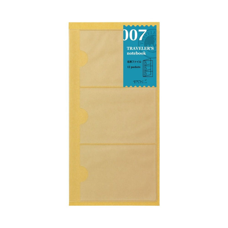 Midori Traveler's Notebook Refill #7 Card Holder