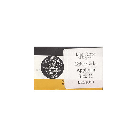 Colonial Needle JJEG100-11 Gold'n Glide Applique Hand Needles, Size 11, 10-Pack