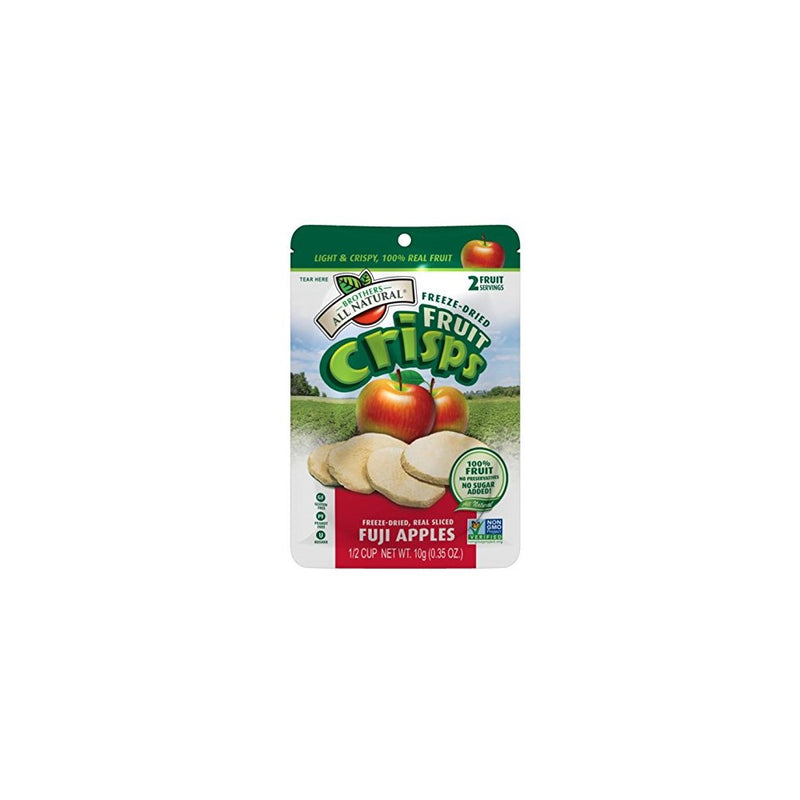 Brothers-ALL-Natural Fuji Apple Crisps, 0.35-Ounce Bags (Pack of 24)